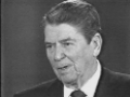 animated photo showing Ronald Reagan repeatedly pounding his fist into his forehead