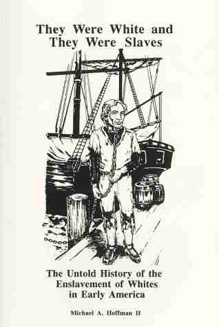 bookcover - White man standing on a dock next to a sailing ship, with chains around his neck