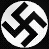 NATO-NAZI symbol - animated gif file makes the NATO cross symbol mutate into a Nazi swastika and back again.